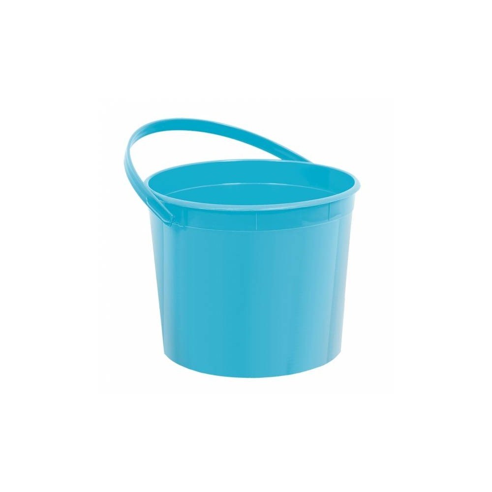 Cubo De Plástico Azul Caribe (1 ud)
