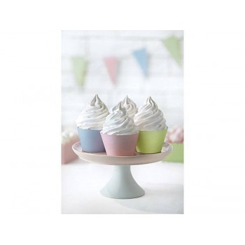 Kit cupcakes colores pastel (6 uds)
