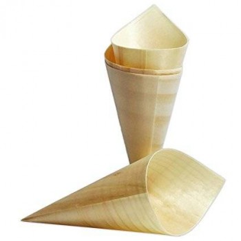 Conos de madera (10 uds)