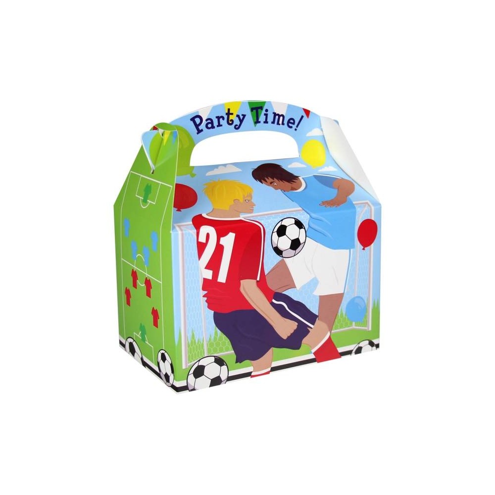 Caja cartón jugador fútbol (1 ud)