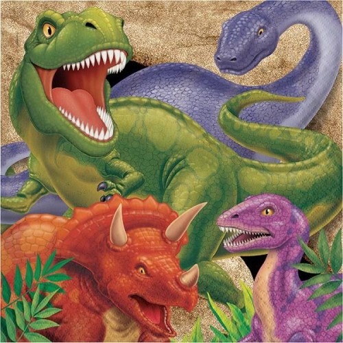 Servilletas Grandes Dinosaurios (16 uds)