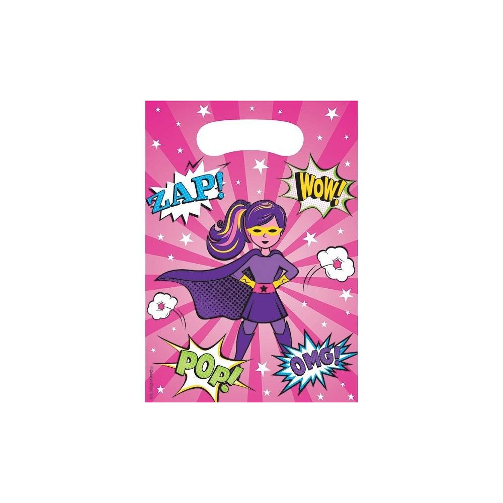Bolsas Superhero Girl (8 uds)