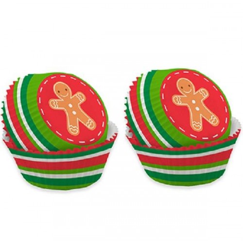 Moldes cupcakes Navidad 05 (60 uds)