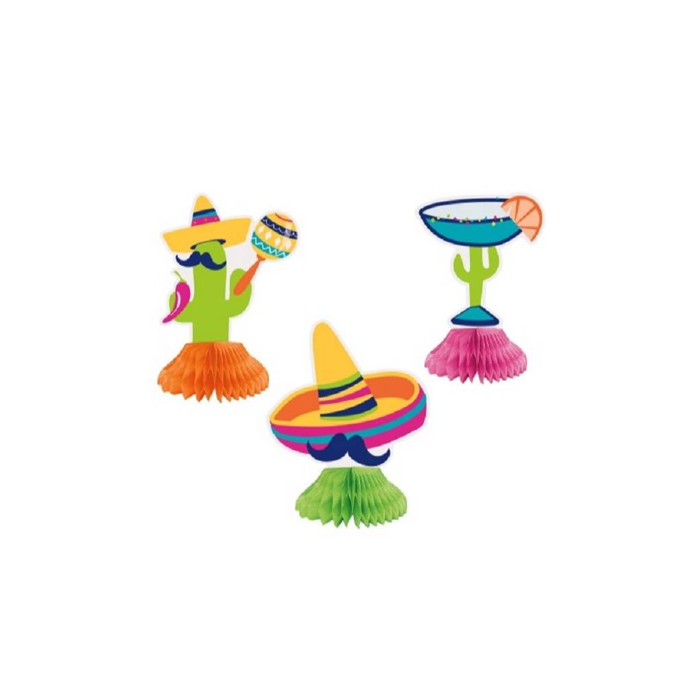 Pack Centro de mesa Fiesta Mexicana (3 uds)