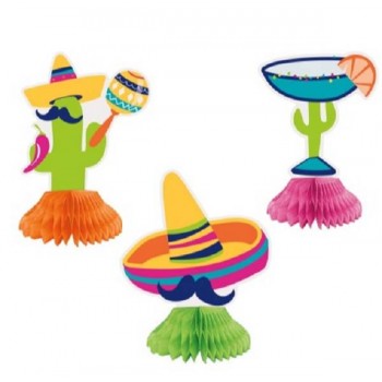 Pack Centro de mesa Fiesta Mexicana (3 uds)