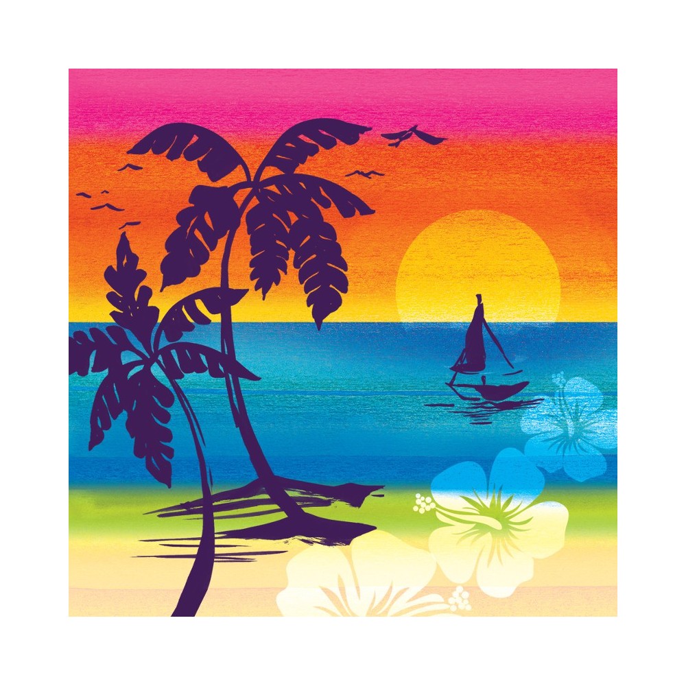 Servilletas Grandes Aloha Summer (16 uds)