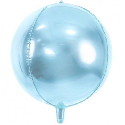 Globo Esfera Foil Azul Claro 40 cm (1 ud)