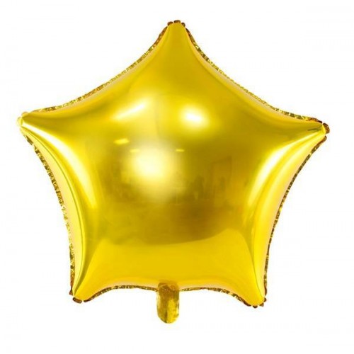 Balão Estrela ouro 48 cm (1 ud)
