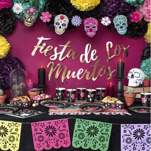 Banner "Fiesta de los Muertos" (1 ud)