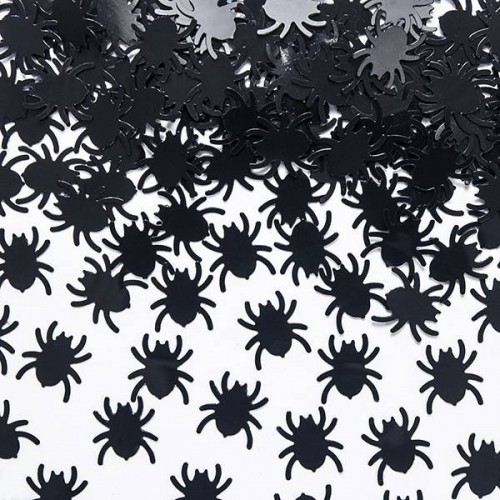 Confeti arañas negras (15 grs)