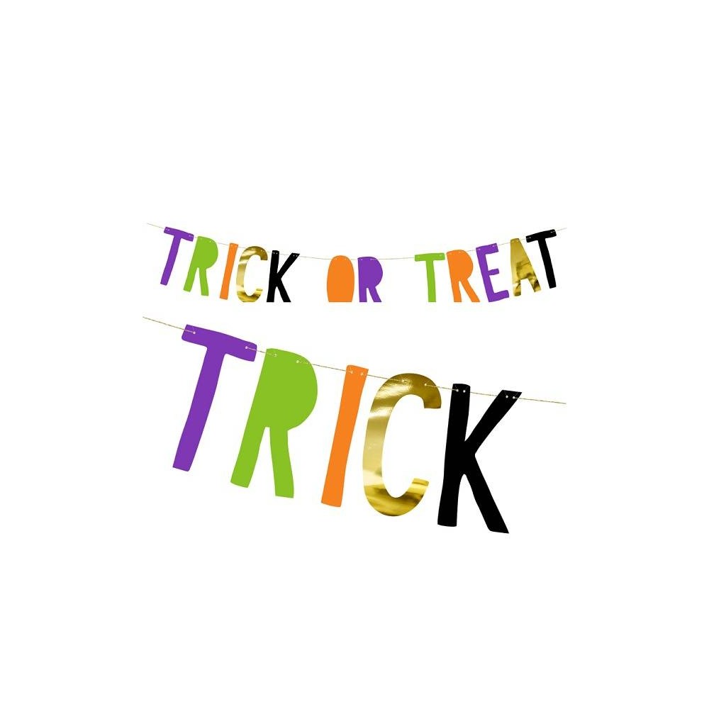 Banner "Trick or Treat" (1 ud)