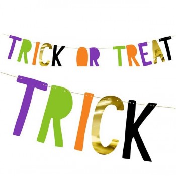 Banner "Trick or Treat" (1 ud)