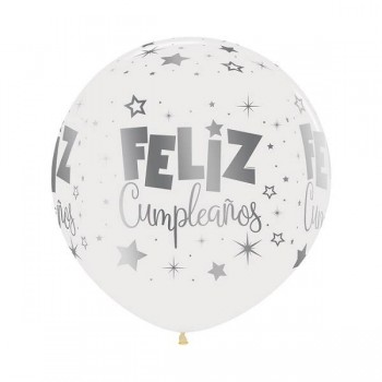 Globo "Feliz Cumpleaños" 60 cm (1 ud)