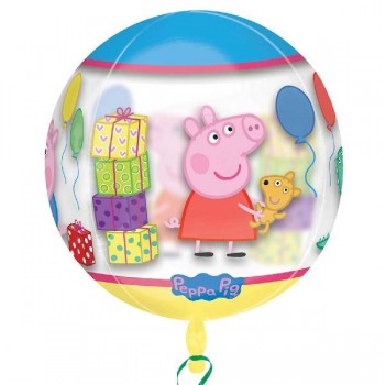 Globo Peppa Pig regalos (1 ud)