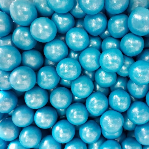 Bolas cereal con choco blanco deluxe azul (250 grs)