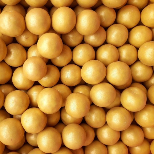 Bolas cereal con choco blanco deluxe oro (250 grs)