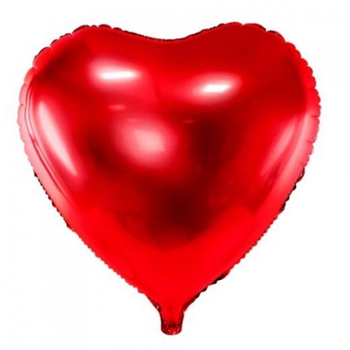 Globo Corazón Rojo 45 cm (1 ud)