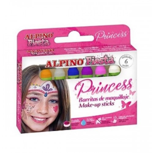 Conjunto Pinturas Faciais Princess Alpino (6 uds)