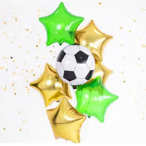 Balão Foil Bola Futebol esferica (1 ud)
