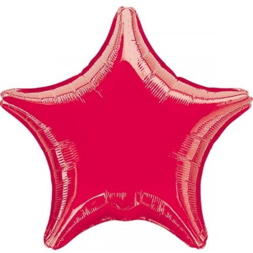 Globo Estrella Roja 48 cm (1 ud)