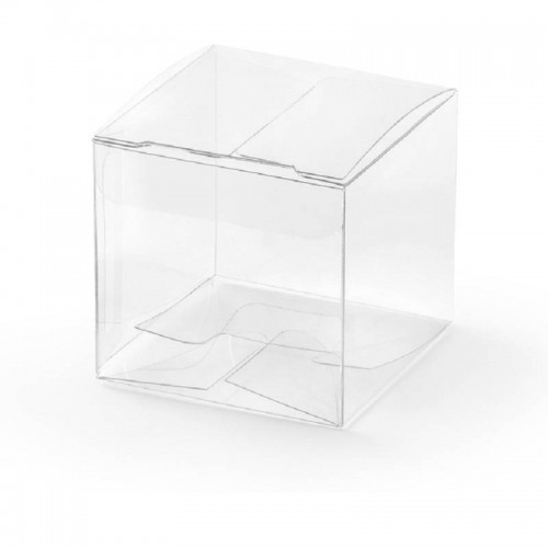 Caixinhas cubo transparente (10 uds)