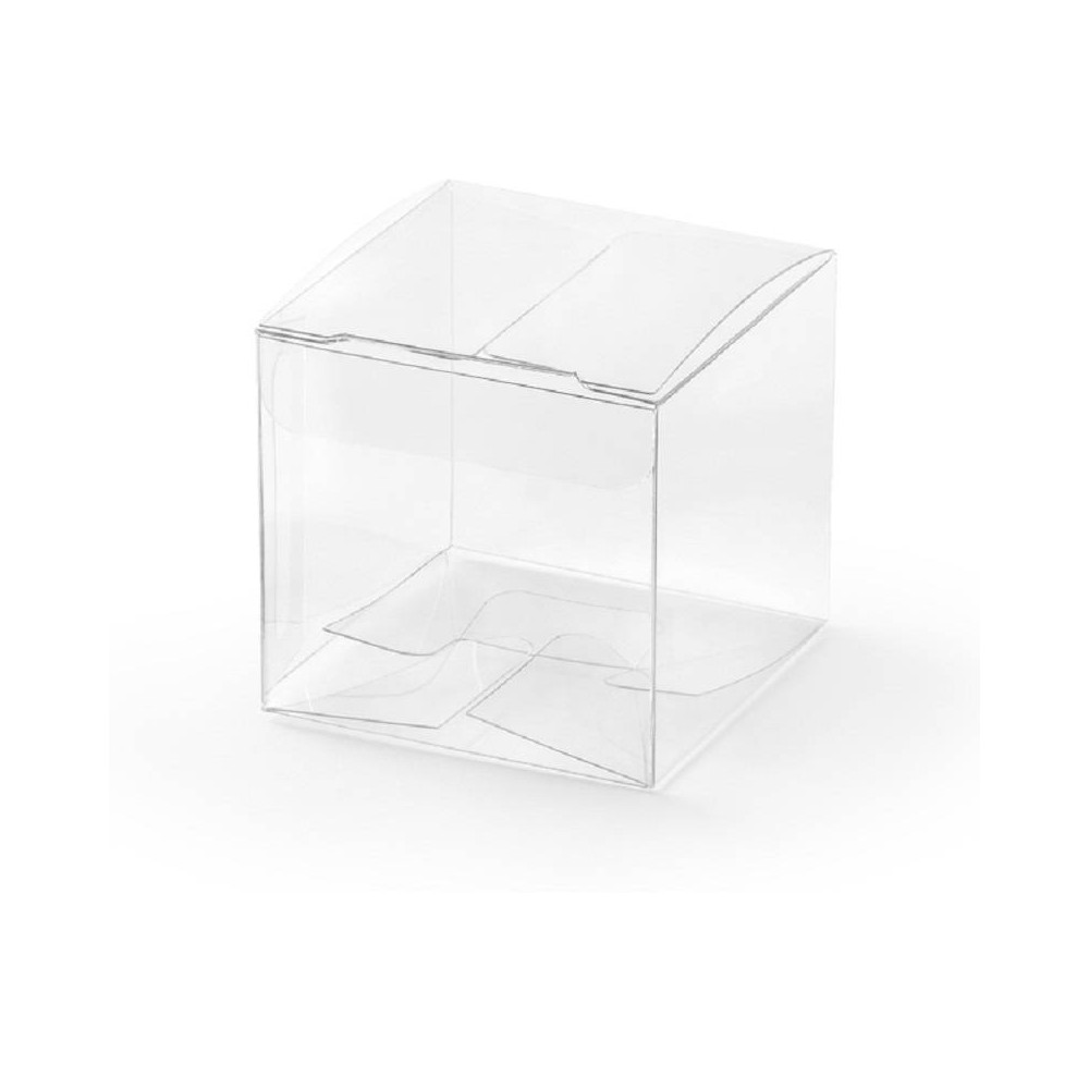 Cajitas cubos transparentes (10 uds)