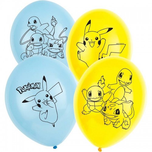 Balões Látex Pokemon (6 uds)