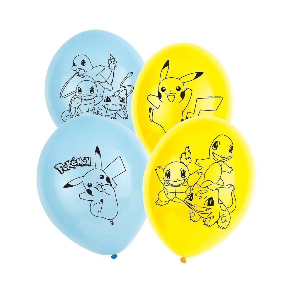 Balões Látex Pokemon (6 uds)