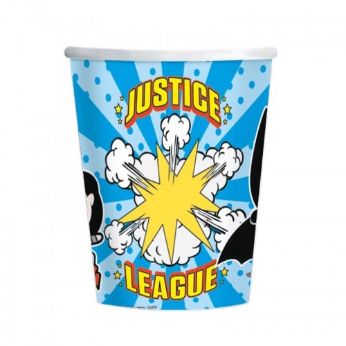 Copos Liga da Justiça Comic 250 ml (8 uds)