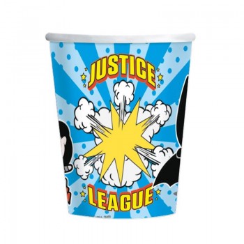 Copos Liga da Justiça Comic 250 ml (8 uds)