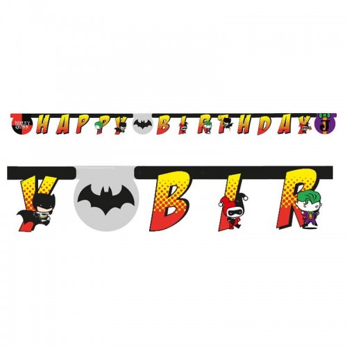 Banner Batman e Joker Comic "Happy Birthday" (1 ud)