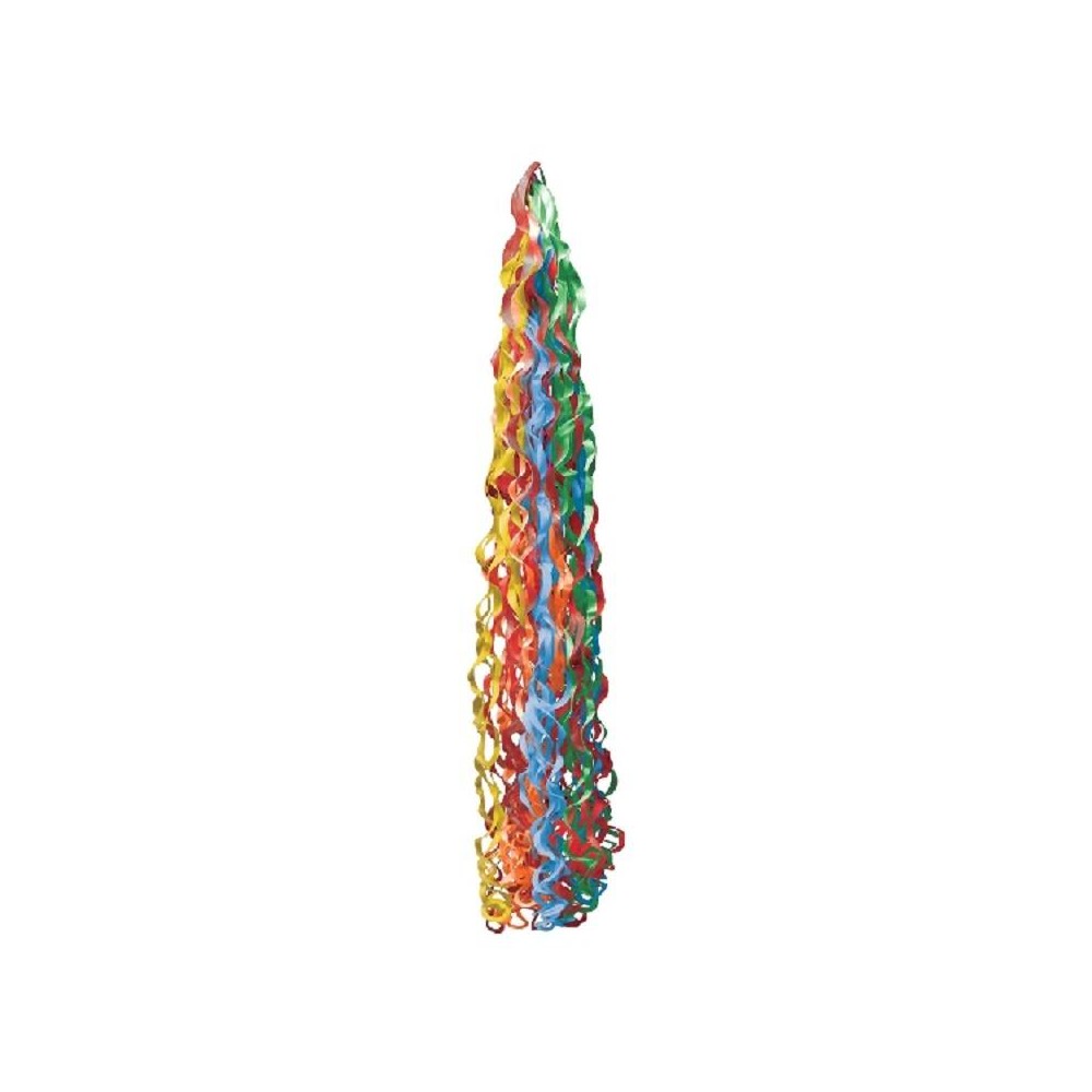 Cordão decorado para balões com fitas coloridas (1 ud)