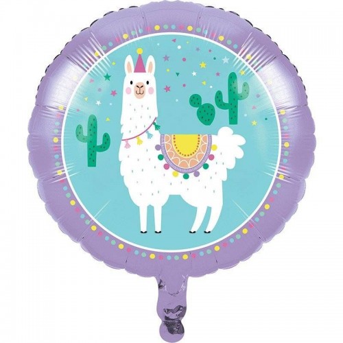 Globo de foil Llama Party  (1 ud)