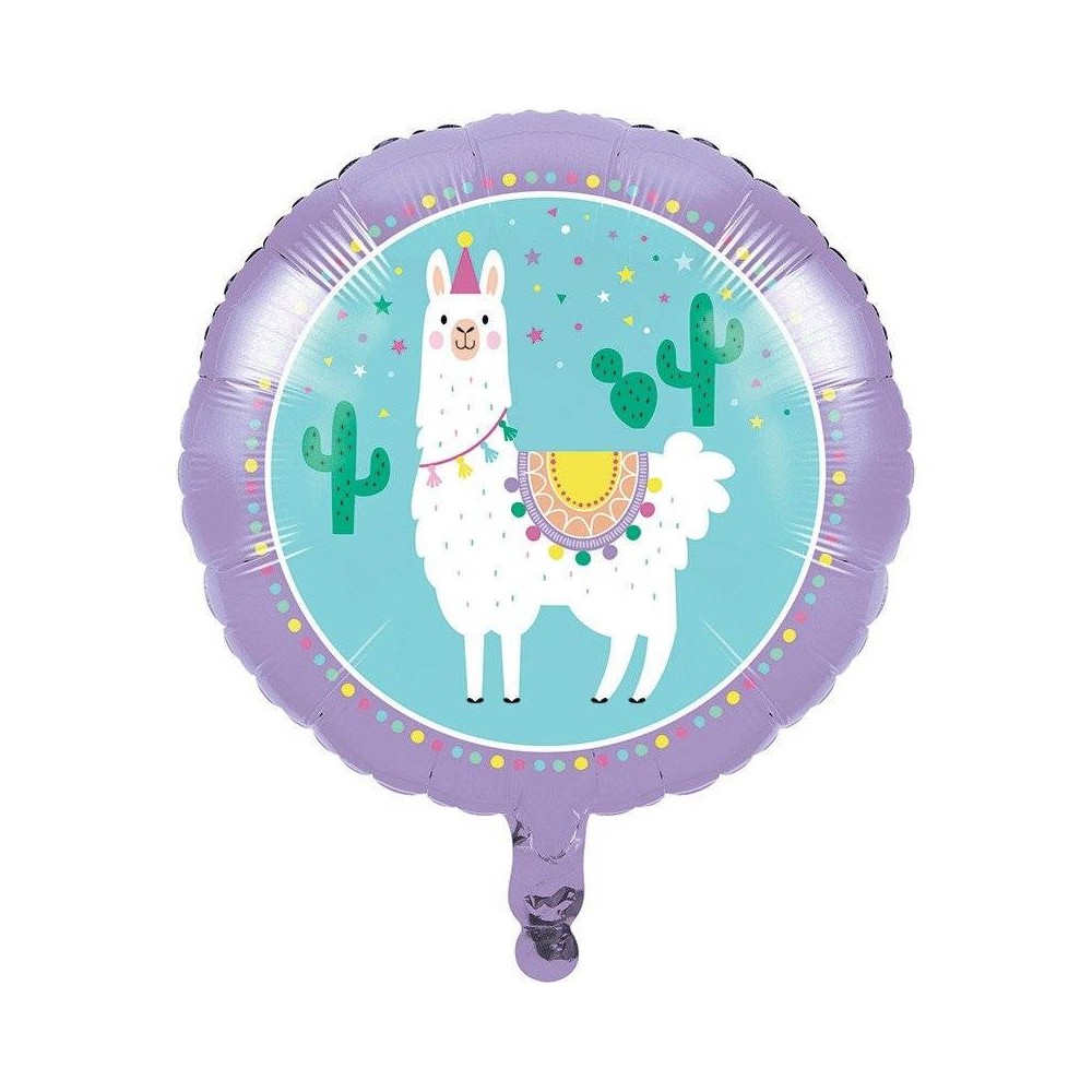 Globo de foil Llama Party  (1 ud)