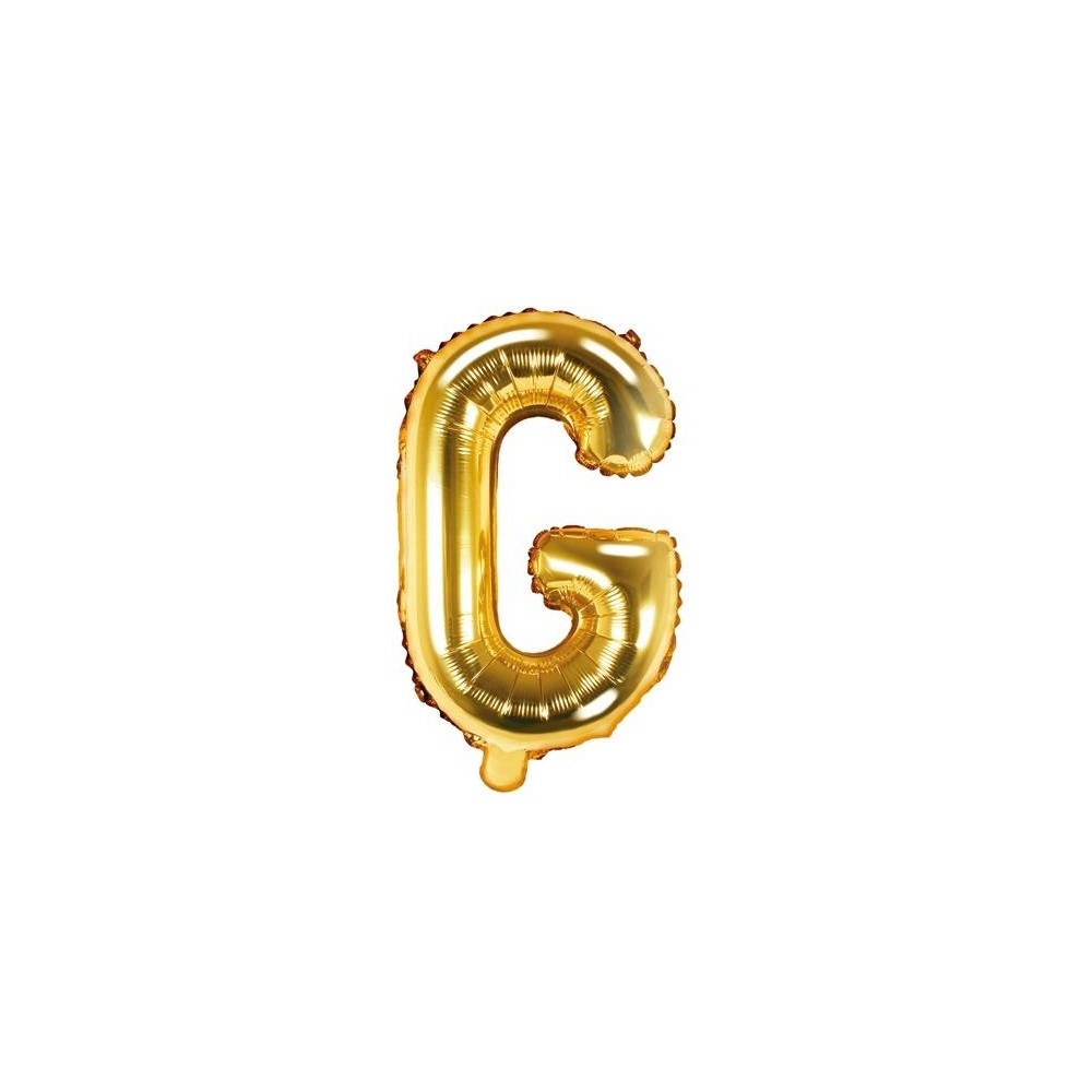 Globo letra "G" Oro - 35 cm  (1 ud)