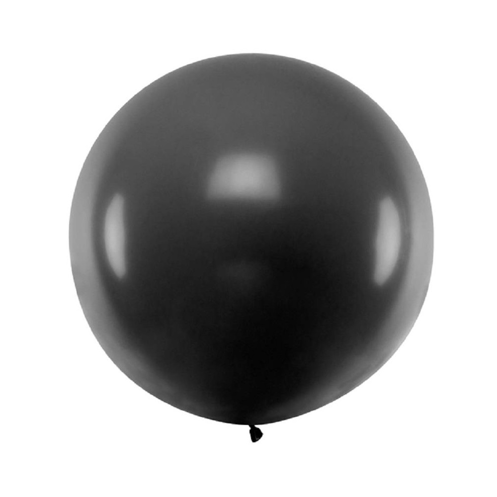 Balão Gigante Preto 1 m (1 ud)