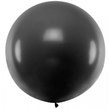 Balão Gigante Preto 1 m (1 ud)
