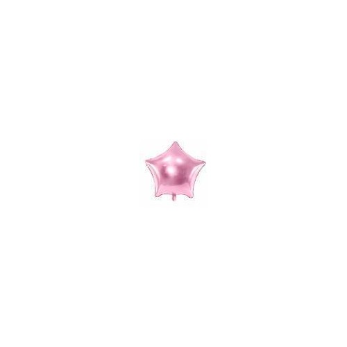Balão Estrela Rosa Claro 48 cm (1 ud)