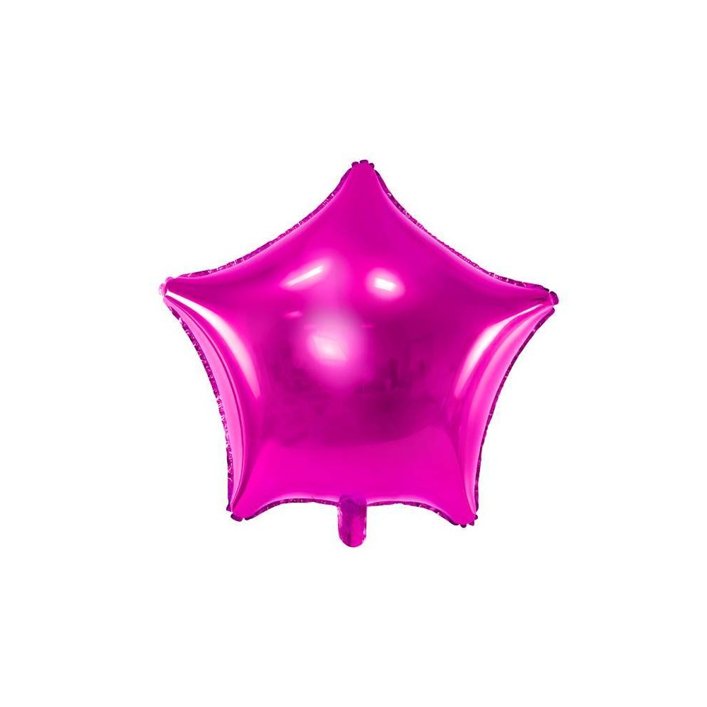 Balão Estrela Rosa Fúcsia 48 cm (1 ud)