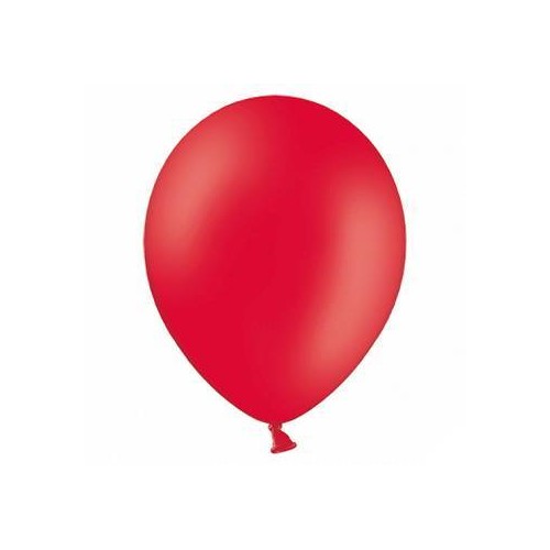 Balões Vermelho Pastel (10 uds)