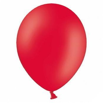 Balões Vermelho Pastel (10 uds)