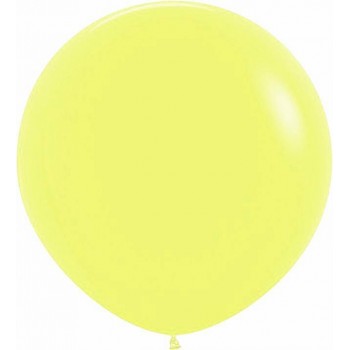 Balão Gigante Amarelo Pastel 90 cm (1 ud)