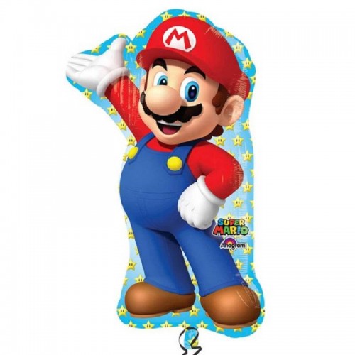 Globos Foil Super Mario (1 ud)