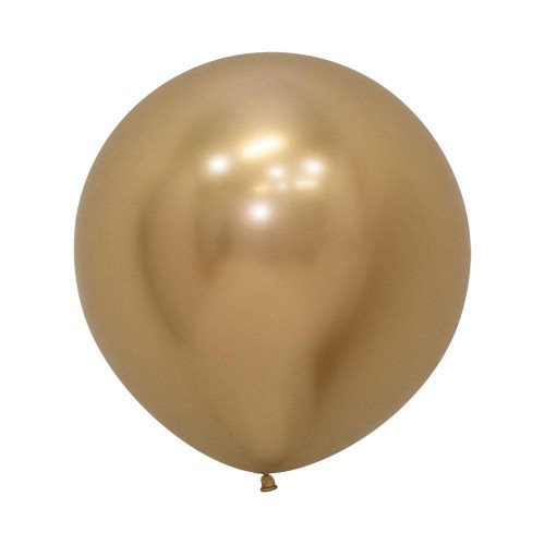 Balão reflex dourado 60 cm (1 ud)
