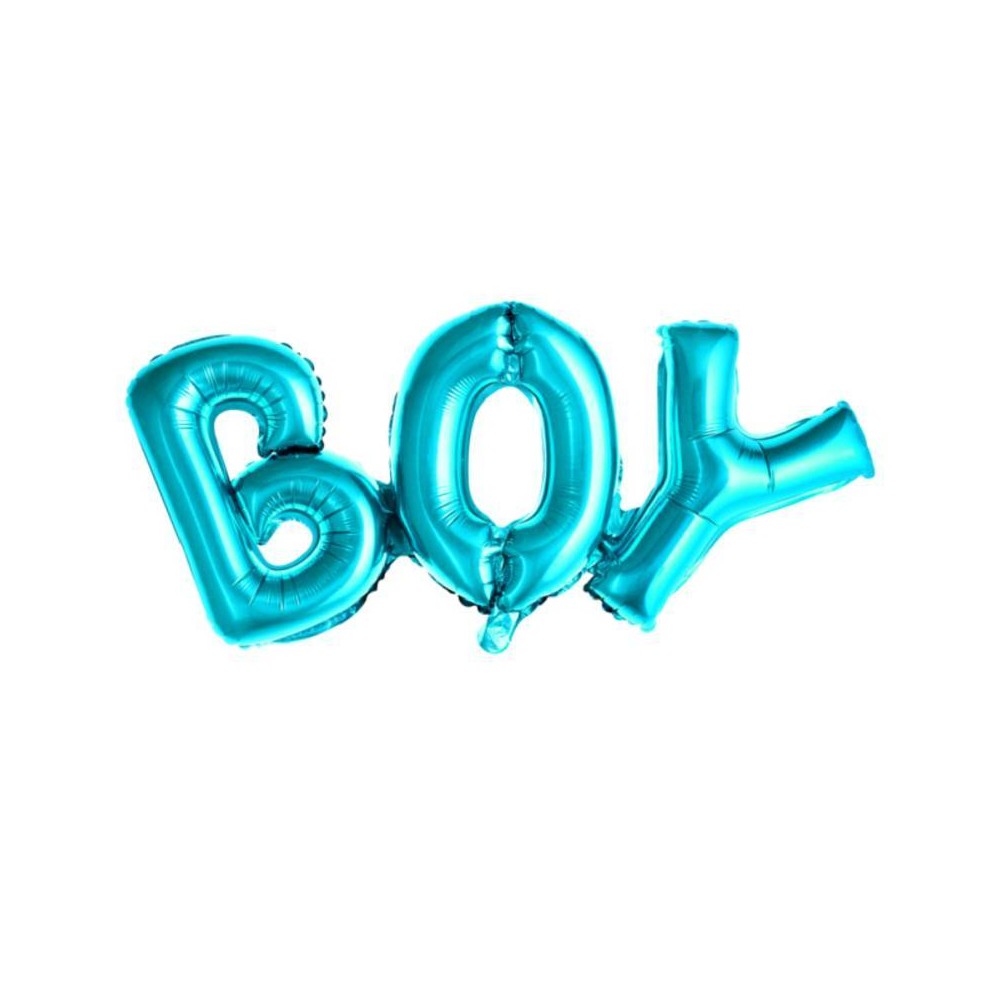 Balão Foil "BOY" azul (1 ud)