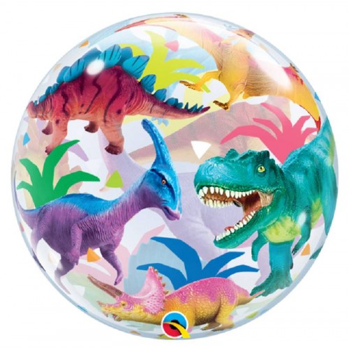 Balão bubble Dinossauros (1 ud)