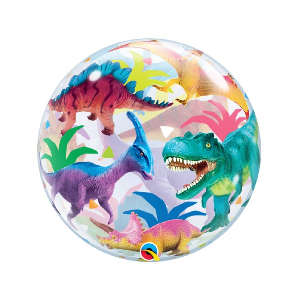 Globo burbuja Dinosaurio (1 ud)