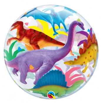 Balão bubble Dinossauros (1 ud)