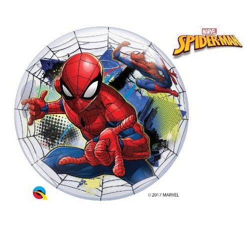 Globo burbuja Spiderman (1 ud)