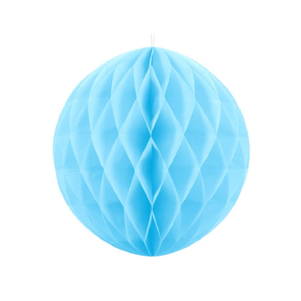 Bola Ninho de abelha azul claro 30 cm (1ud)